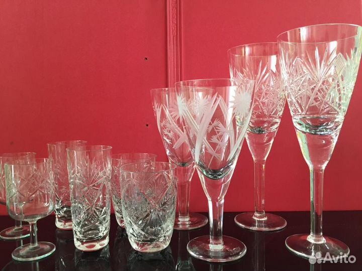 Фужеры, рюмки, стопки