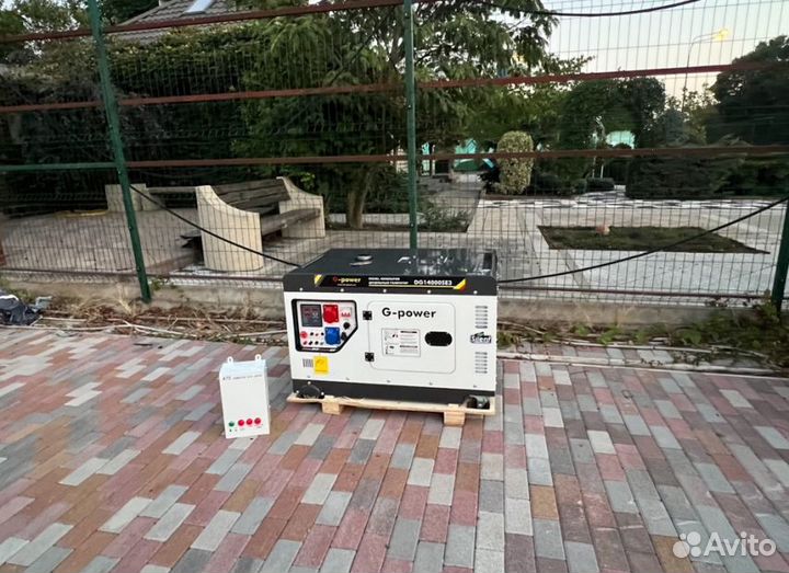 Генератор дизельный 12 kW G-power DG14000SE3