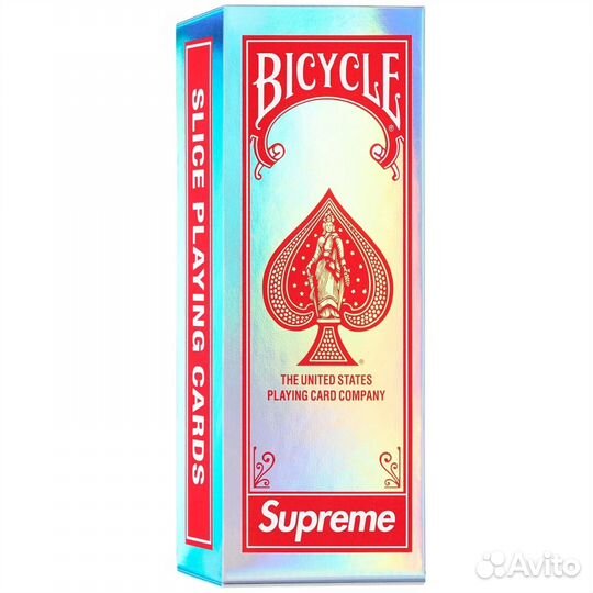 Supreme x Bicycle Holographic Slice Cards