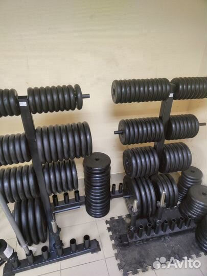 Блины обрезиненные разные веса и посадка