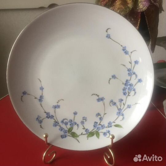 Горка для фруктов «Охота» фарфор Чехия