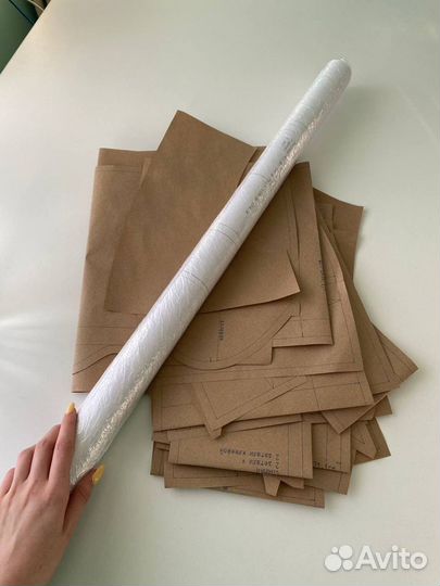 Печать лекал с вырезанием