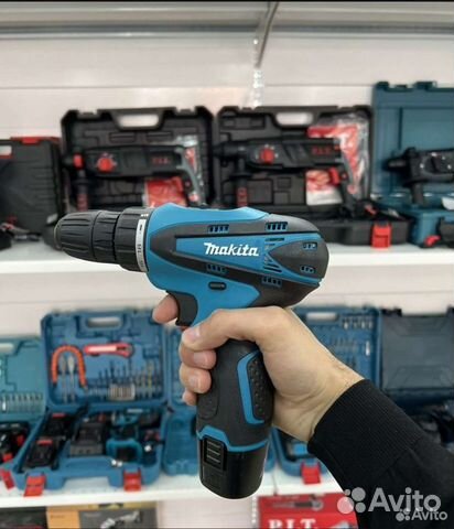 Аккумуляторная дрель шуруповерт makita 12v