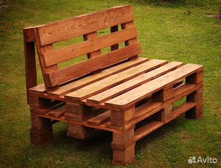 Садовая мебель из поддонов