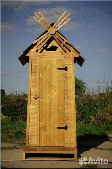 Дачный туалет деревянный с установкой кпг 503