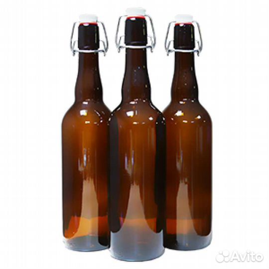 Бутылки с бугельной пробкой 0,75л, 1л