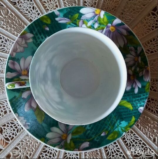 Костяной фарфоровый кофейно-чайный набор