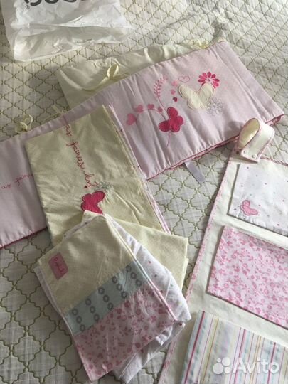 Комплект постельного белья, бортики Mothercare