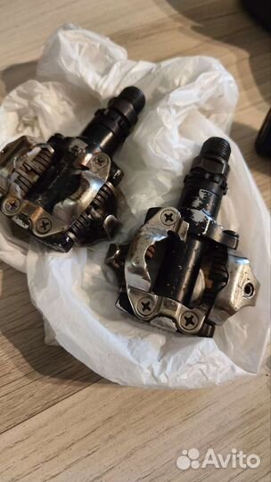 Замки цепи на 9ск, педали m520, грипсы, камеры29