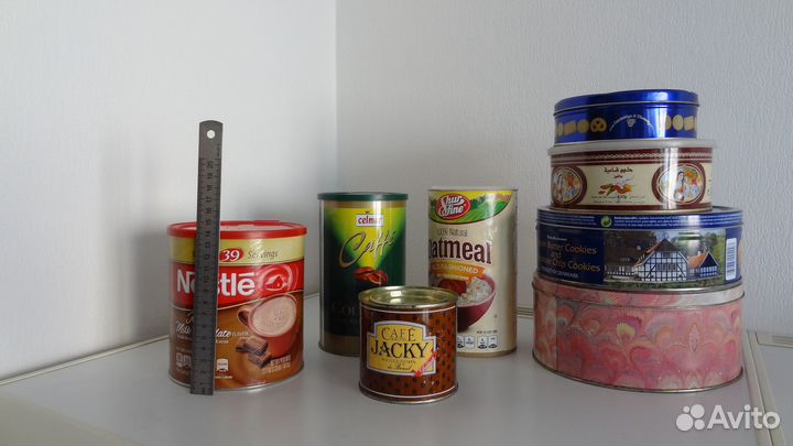 Банки контейнеры чайные кофейные оригинал жестяные