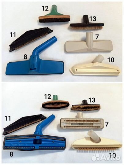 Запчасти, насадки, щетки, шланги для пылесосов