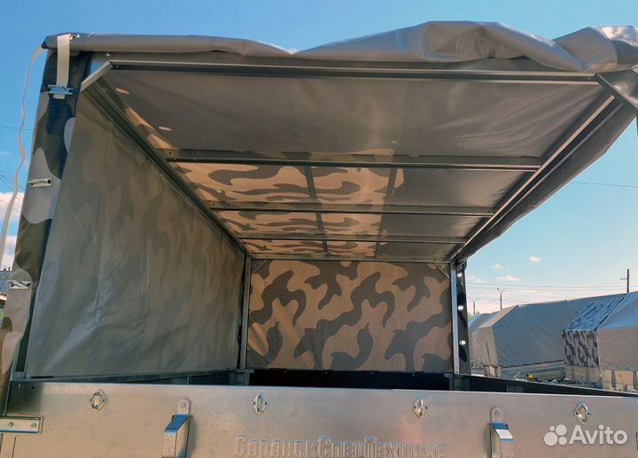 Прицеп оцинкованный 2.7х1.4 с тентом 1000 мм