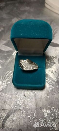 Кольцо серебро 925