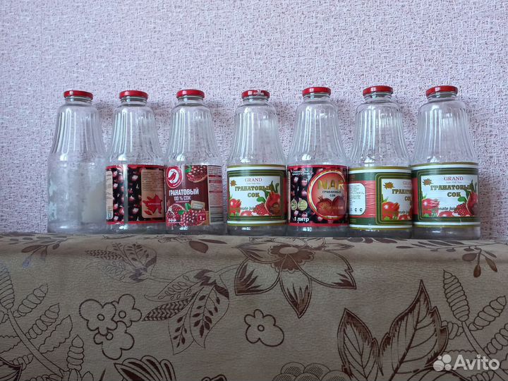 Стеклянная бутылка 1 л