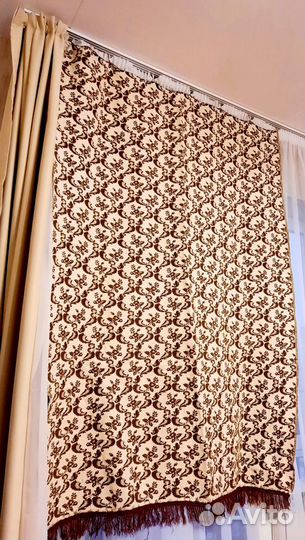 Шторы плотные, гобелен, винтаж (СССР) 2 шт