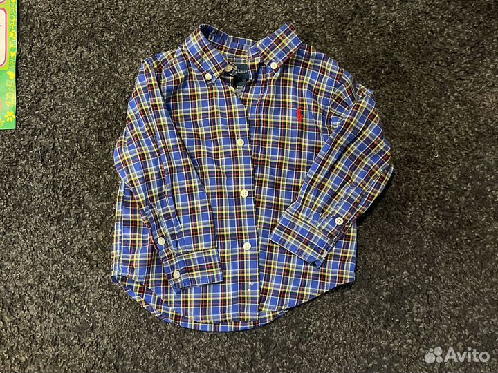 Ralph lauren рубашка на мальчика