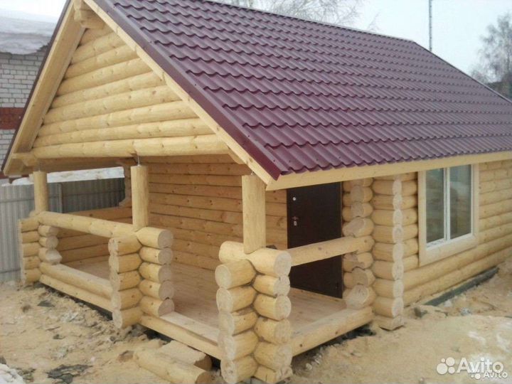 Срубы бань 3х3, 4х3, 5х3, 6х3, 6х4, 6х6