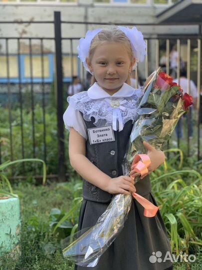 Жилет школьный для девочки 134