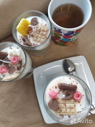 Ароматическая свеча ручной работы