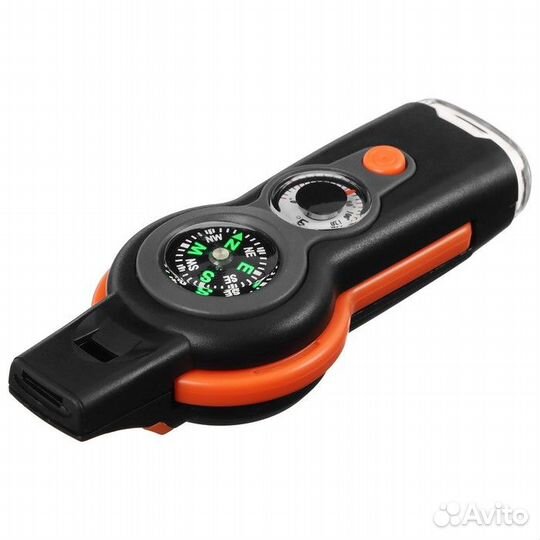 Компас 7 в 1: компас, свисток, лупа, фонарик, зерк