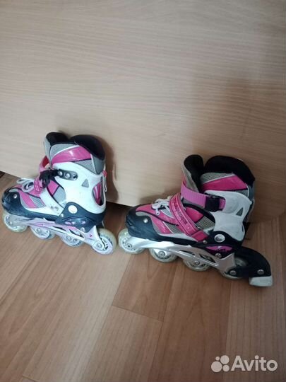 Роликовые коньки детские раздвижные