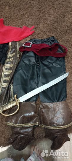 Новогодний костюм для мальчика Джек Воробей 98