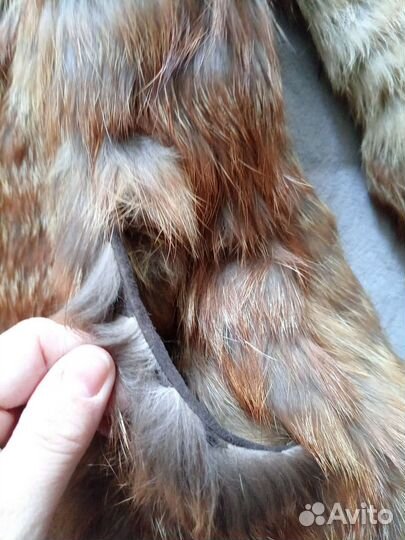 Шуба лиса новая