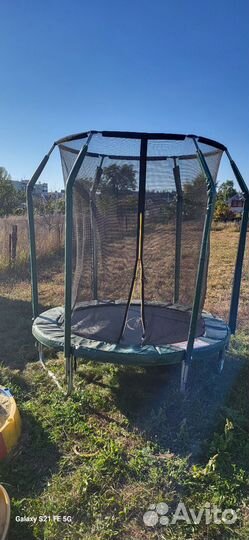 Батут с сеткой бу