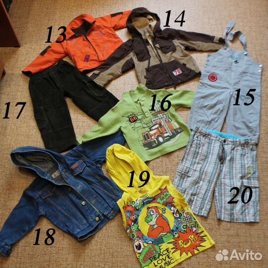 Одежда примерно от полутора лет