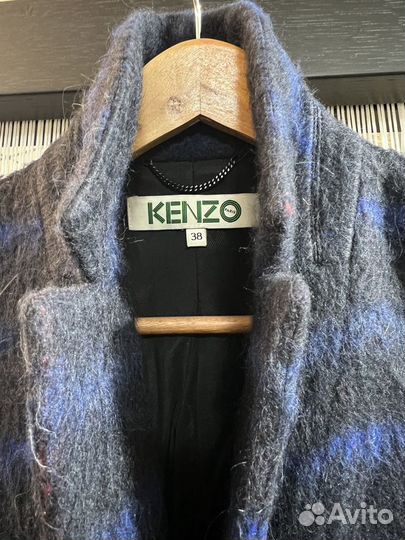 Костюм,мохер,синий,Kenzo,оригинал 42/44