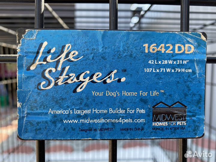 Клетка для собак Midwest 1642DD