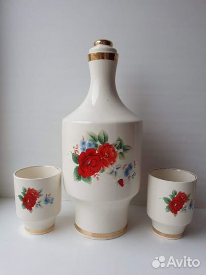 Ваза штоф супница керамика зик Конаково СССР