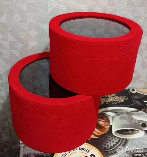 Коробки подарочные бархат