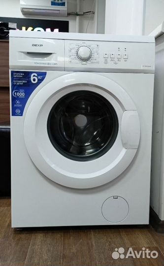 Стиральная машина dexp на гарантии 6кг wm-f610ntma