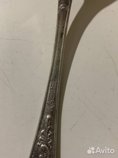 Ложки мельхиоровые столовые мнц 2 шт Лот СССР