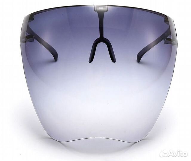 Защитная маска-очки для лица новая (пластик)