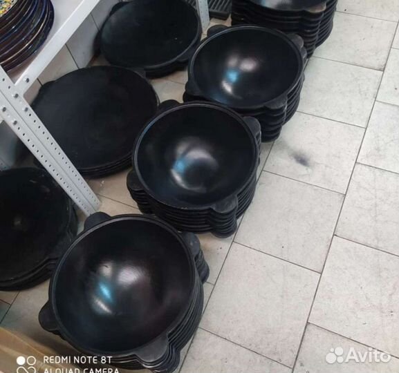 Казан, садж чугунный,посуда ручной работы