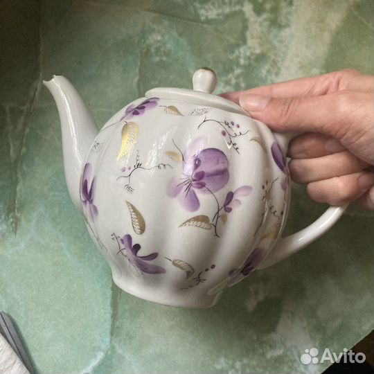 Чайник заварочный фарфоровый лфз СССР