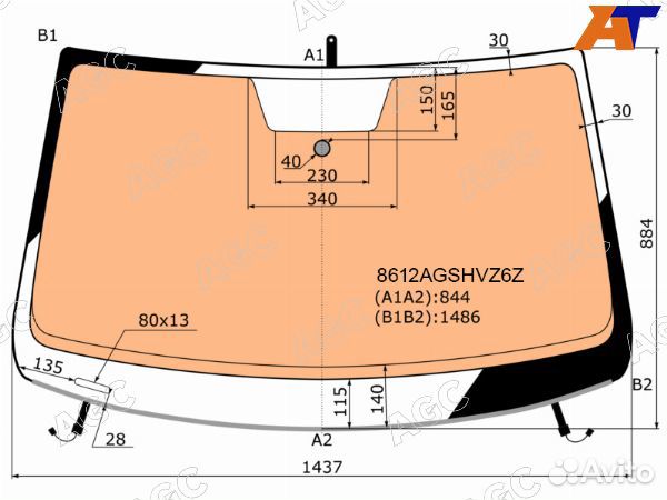 Стекло лобовое volkswagen jetta