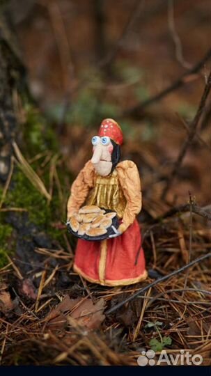 Ватные елочные игрушки