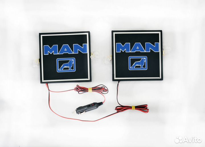 Светодиодная табличка двойная 150*150