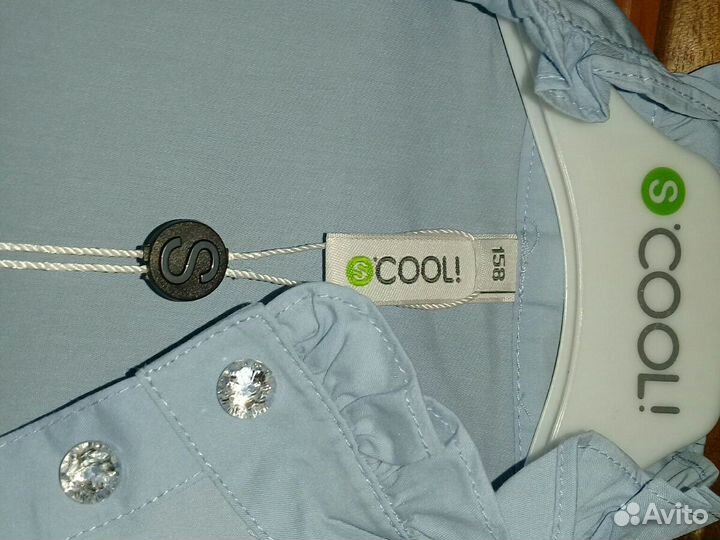 Блузка голубая новая р. 158-84-69