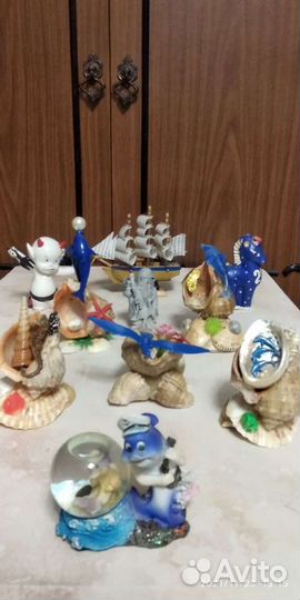 Копилки из гипса,фигурки и подсвечники