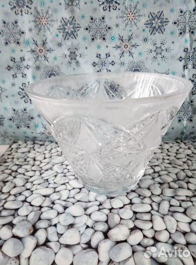 Хрустальная ваза -фруктовница