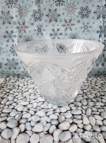 Хрустальная ваза -фруктовница
