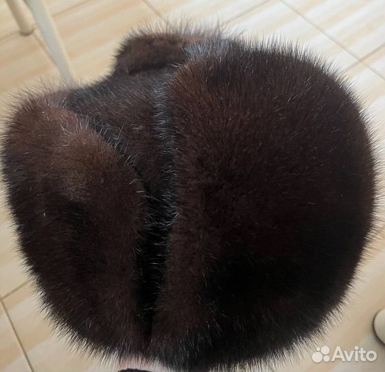 Норковая шапка мужская