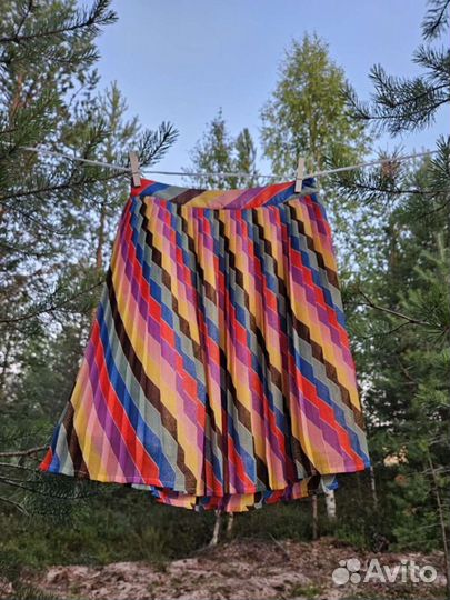 Легкая юбка плиссе 42