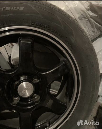 Комплект колёс черные skad + шины Nexen 15