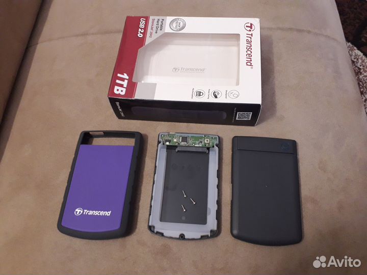 Transcend бокс корпус 1TB 2.0 USB