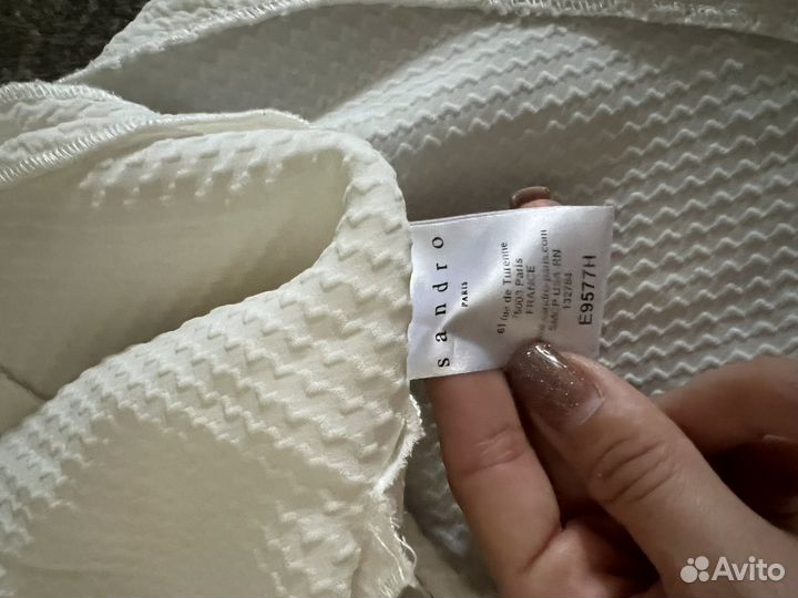 Топ с баской Sandro